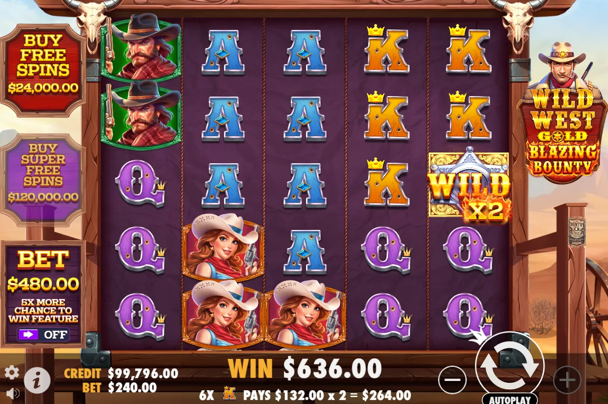 Wild West Gold Blazing Bounty